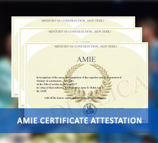 amie certificate attestation