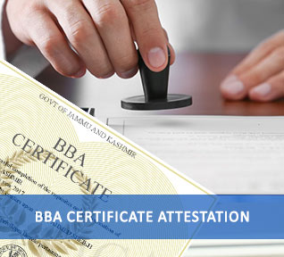 bba certificate attestation