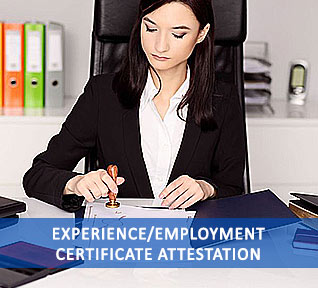 experience/employment certificate attestation