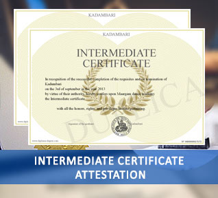 intermediate certificate attestation