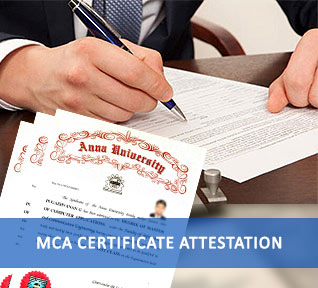 mca certificate attestation