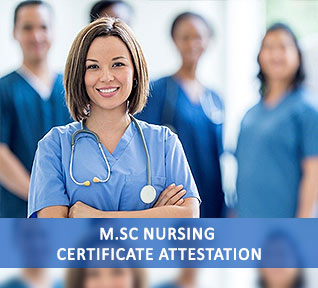 msc nursing certificate attestation