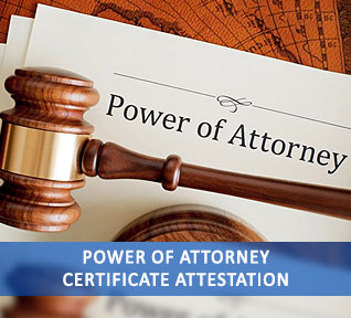 power of attorney certificate attestation