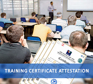 training certificate attestation